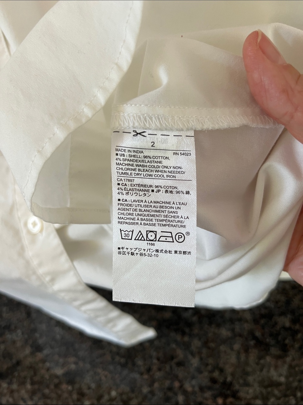 Banana Republic White Ruffle Collared Shirt XS - Picture 6 of 8